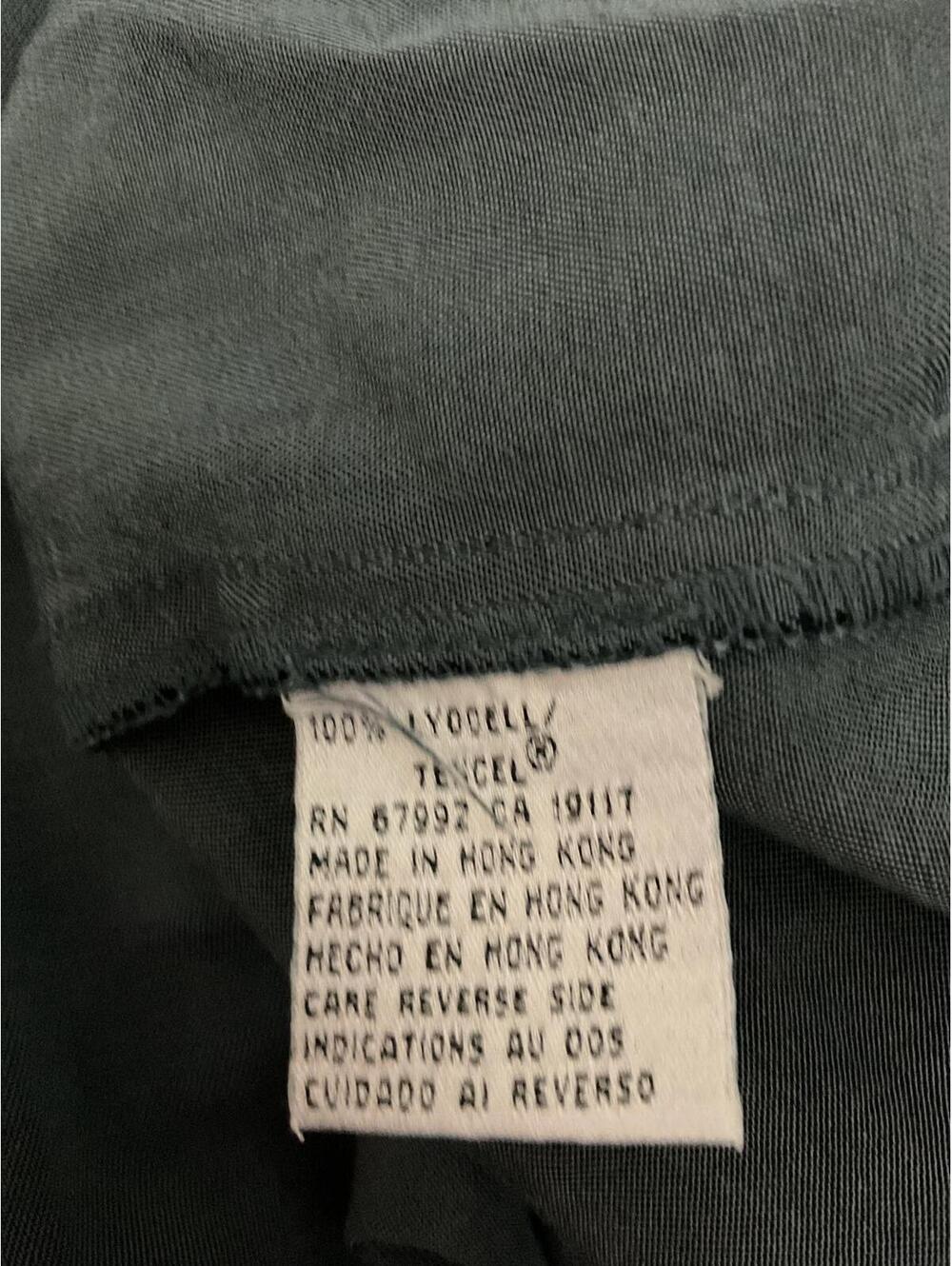 Sigrid  Olsen Long Sage Green Classic Skirt Size 14 - Picture 6 of 6